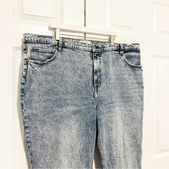 Abercrombie & Fitch The 90s Straight Leg Ultra High Rise Jeans Plus Size 36 22 - Picture 3 of 10